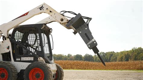 used skid steer breakers|skid steer with breaker rental.